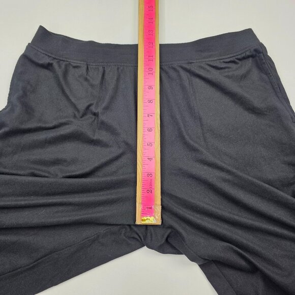 Cuddl Duds M Black Stretch Pull-On Pants Lounge Comfort Soft Cozy Pockets - Picture 12 of 14